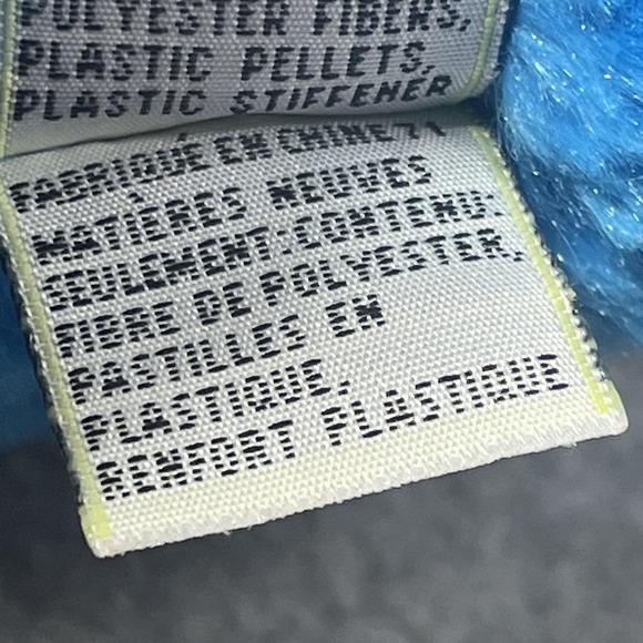 Vintage 2002 Sesame Street Cookie Monster Plush Toy Gund Blue 11" Stuffed Animal - Picture 8 of 11